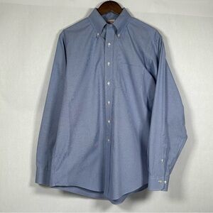 Brooks Brothers Light Blue Houndstooth Dress Shirt